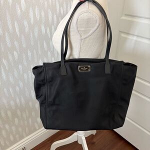 Kate Spade Black Nylon Tote Bag